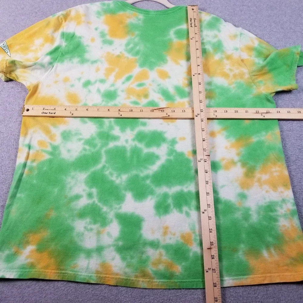 Stranger Things T Shirt Men's 2X 50 52 Green Yellow Tie Dye Tiger Pride 86‎ Tee